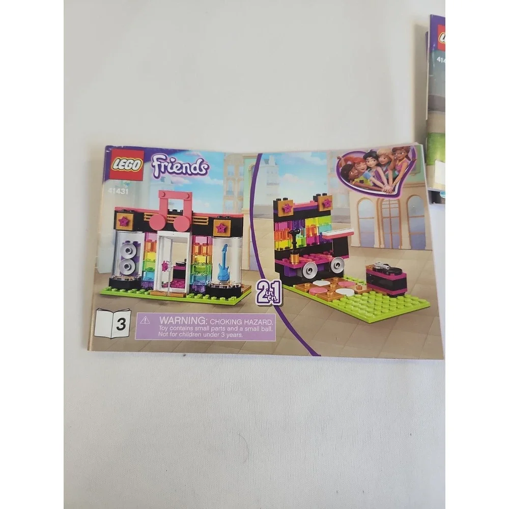 Set Of 3 Lego Friends Book‎ Lot